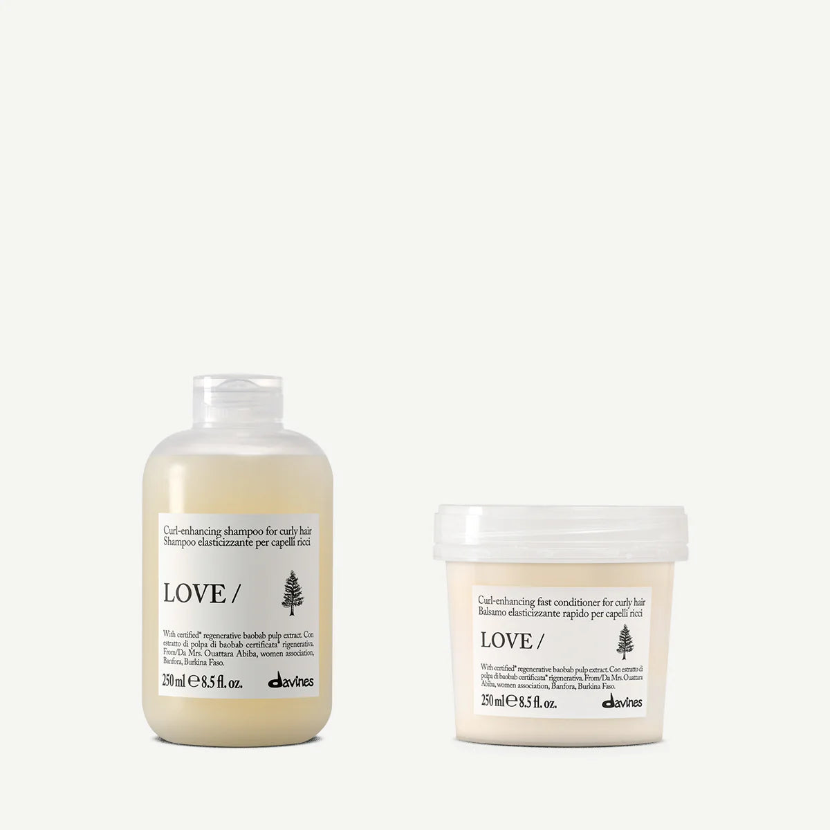 LOVE CURL Shampoo + Conditioner