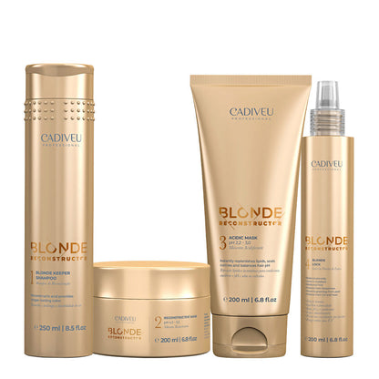 Cadiveu - Kit Completo Blonde Reconstructor per la ricostruzione