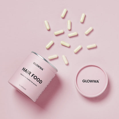 Glowwa - HAIR FOOD - Integratore Professionale per Capelli Sani e Forti
