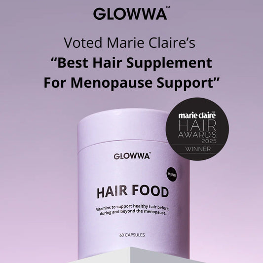 Glowwa - HAIR FOOD MENO - Integratore Capelli per la Menopausa
